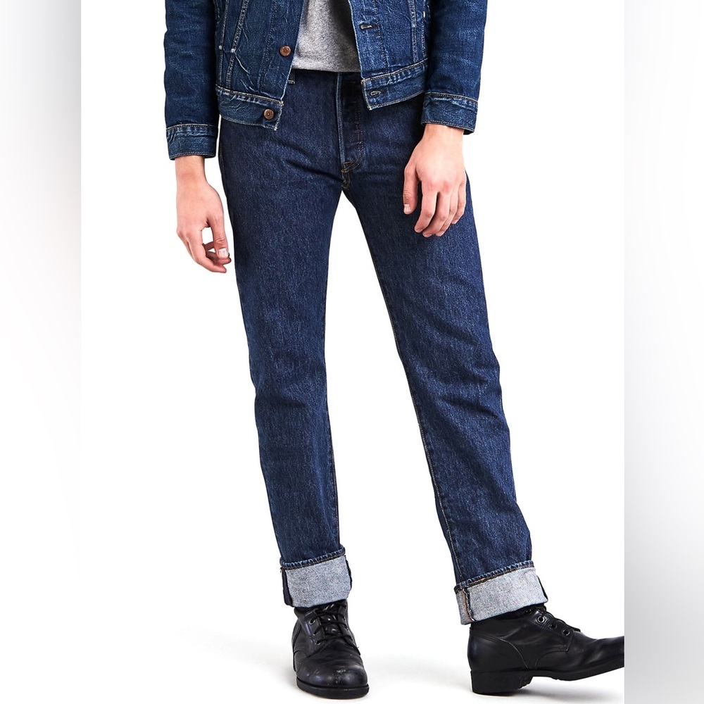501 Levi Classic Blue Denim Jeans 36 x 30